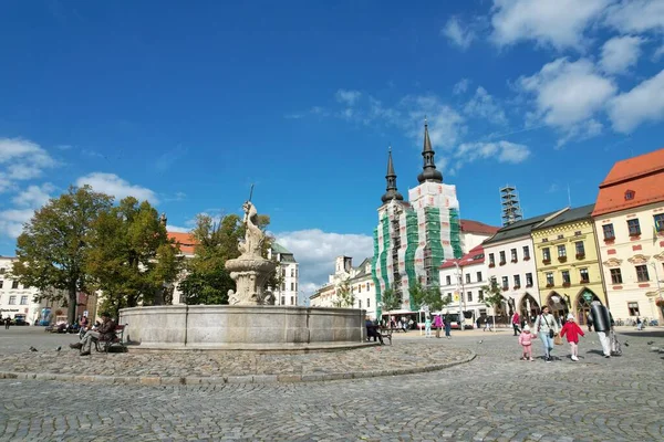 Jihlava República Checa Setembro 2022 Jihlava Centro Histórico Cidade Vysocina — Fotografia de Stock