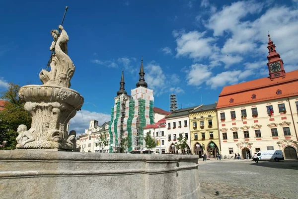 Centro Histórico Ciudad Vysocina Centro Histórico Ciudad Vysocina República Checa — Foto de Stock