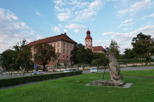 Roudnice Nad Labem Tschechische Republik August 2022 Historisches Stadtzentrum Von — Stockfoto