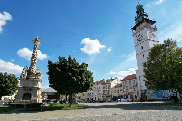 Vyskov Stad Södra Mähren Tjeckien Europa Historiska Stadskärnan Väl Bevarad — Stockfoto