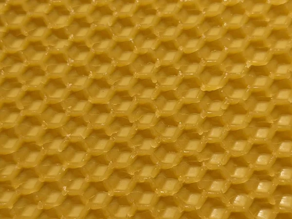 Abstracte Achtergrond Textuur Achtergrond Van Gele Honingkam Bijenteelt — Stockfoto