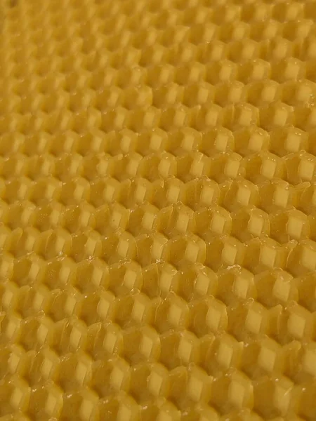 Abstrakter Hintergrund Oder Textur Hintergrund Aus Gelbem Wachs Honigcomb Imkerei Stockfoto