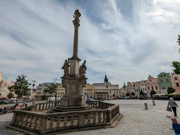 Havlickuv Brod Republika Czeska Lipca 2022 Historyczny Rynek Starego Miasta — Zdjęcie stockowe
