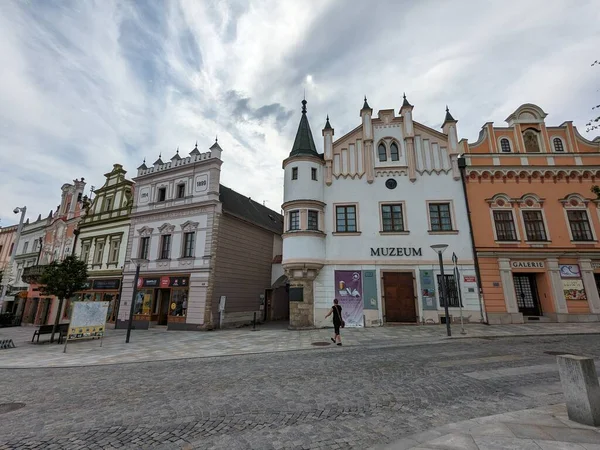 Havlickuv Brod Republika Czeska Lipca 2022 Historyczny Rynek Starego Miasta — Zdjęcie stockowe