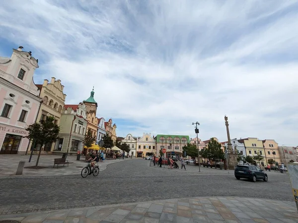 Havlickuv Brod Czech Republic July 2022 Historical Old Town Square — Stock Photo, Image