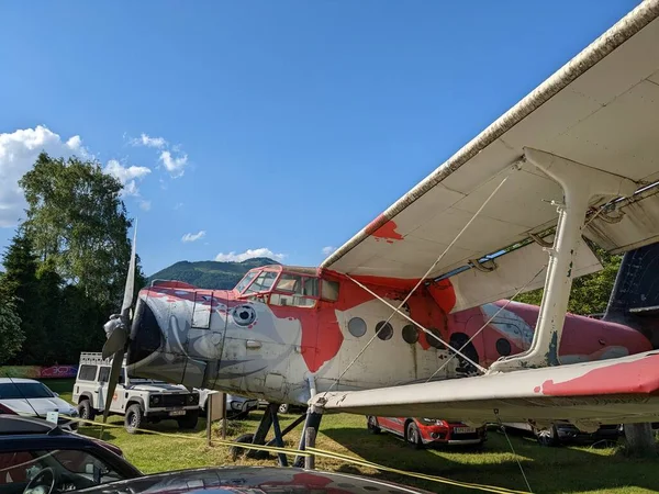 Antonov Utilitário Biplano Monomotor Soviético Produzido Massa Aeronave Agrícola — Fotografia de Stock
