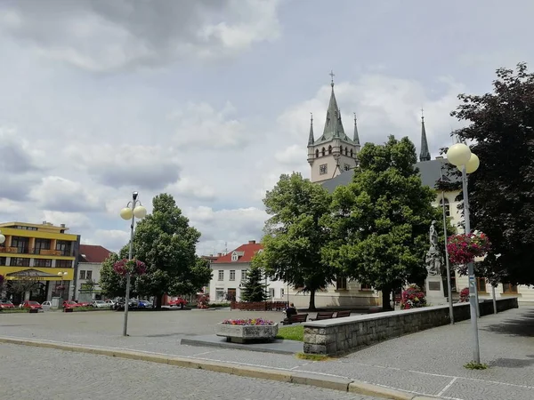 Humpolec Çek Cumhuriyeti Temmuz 2022 Humpolec Vysocina Bölgesinin Tarihi Kent — Stok fotoğraf