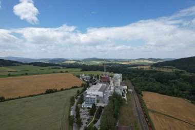 Velke Hydcice, Çek Cumhuriyeti - 12 Haziran 2023: HASIT şirketi ve taş ocağı kireç taşları ve sıva fabrikaları, Çek Cumhuriyeti Avrupa, HASIT umavpenice a omtkrny, s.r.O. HASIT umavpenice a omtkrny, S.r.o. 