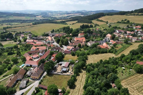 Hostice Ist Eine Gemeinde Und Gemeinde Bezirk Strakonice Der Südböhmischen — Stockfoto