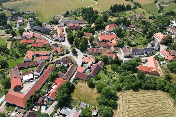 Hostice Ist Eine Gemeinde Und Gemeinde Bezirk Strakonice Der Südböhmischen — Stockfoto