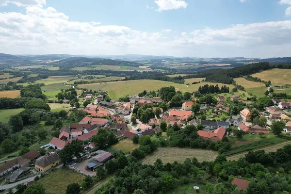 Hostice Est Une Commune Tchèque District Strakonice Située Dans Région — Photo