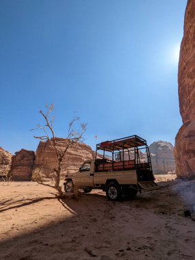 Wadi Rum Desert, Jordan. The red desert and Jabal Al Qattar mountain.Where some famous movies where shot,Star Wars,Lawrence of Arabia.
