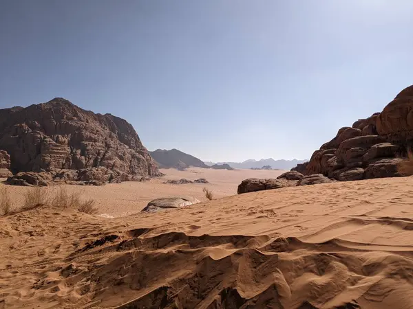 Wadi Rum Desert, Jordan. The red desert and Jabal Al Qattar mountain.Where some famous movies where shot,Star Wars,Lawrence of Arabia.