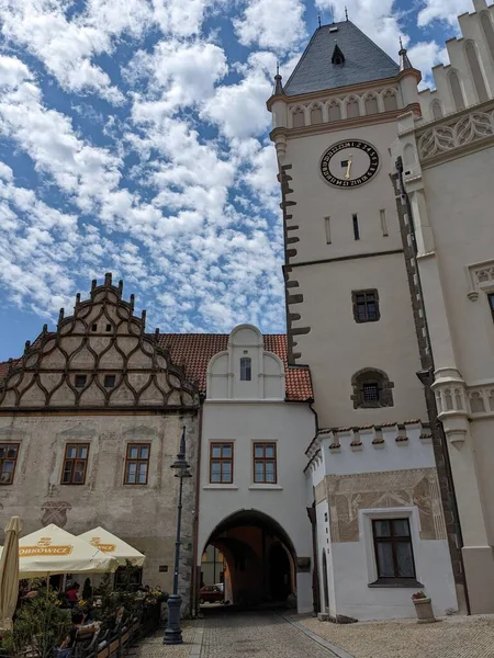 Historické Centrum Tábora Staroměstským Náměstím Jižních Čechách Česká Republika Evropa — Stock fotografie