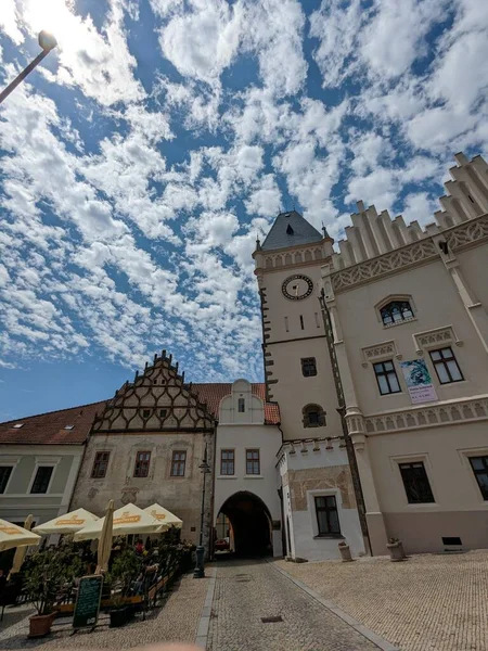 Исторический Центр Города Табор Старой Городской Площадью Южной Богемии Чешская — стоковое фото