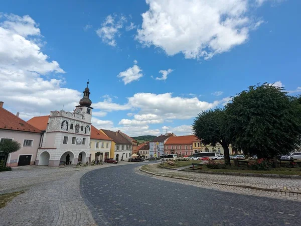 Volyne Tschechische Republik Juli 2023 Rathaus Von Volyne Historisches Stadtzentrum — Stockfoto