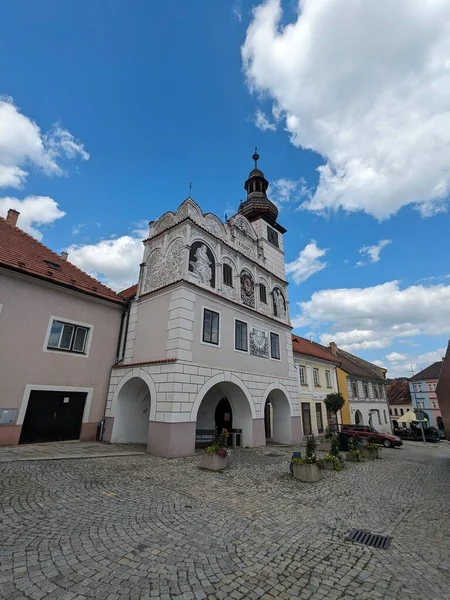 Volyne Tschechische Republik Juli 2023 Rathaus Von Volyne Historisches Stadtzentrum — Stockfoto