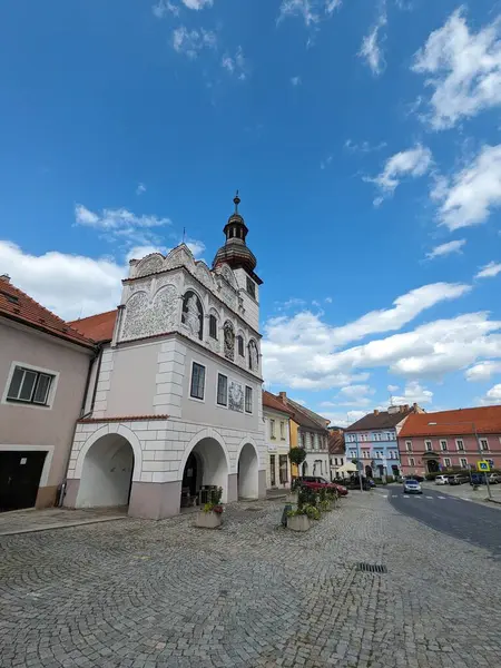 Volyne República Checa Julho 2023 Volyne Town Hall Historical City — Fotografia de Stock
