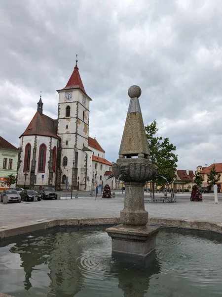 Horazdovice Czech Republic July 2023 Horazdovice City Center Town Hall — 图库照片