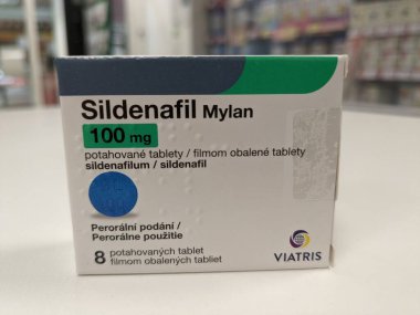 Farklı üreticilerden Sildenafil jenerik ilaçlar. Orijinali Pfizer tarafından Viagra adıyla üretilmiş. Çoğunlukla ereksiyon bozukluğu ilacı olarak kullanılıyor.
