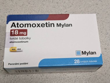 Atomoxetin Mylan 'ın aktif maddesi olan Atomoxetinum dikkat eksikliği hiperaktivite bozukluğunu tedavi etmek için kullanılan bir ilaçtır.