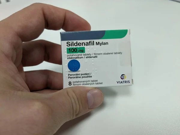 stock image Sildenafil generics drug from different producers, originally produced by Pfizer under brand name Viagra-used mostly as an erectile dysfunction drug