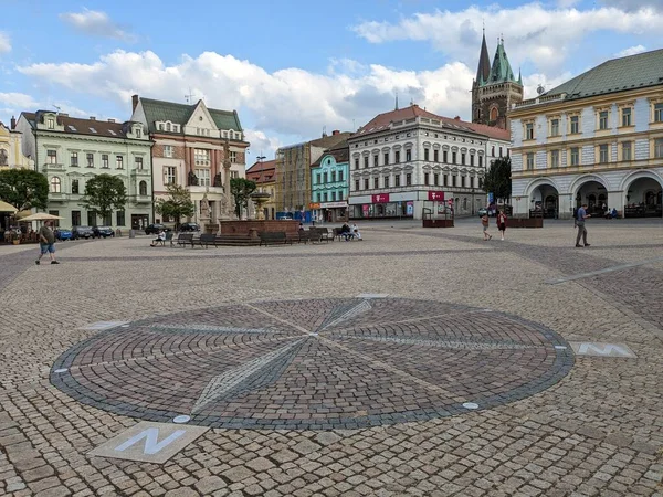 Kolin Τσεχία Ιουλίου 2023 Πλατεία Kolin Πόλη Σιντριβάνι Και Στήλη — Φωτογραφία Αρχείου