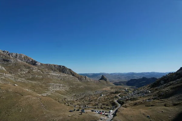 Krajobraz Górski Górze Durmitor Czarnogórze Piękny Durmitor Park Narodowy Malowniczym — Zdjęcie stockowe