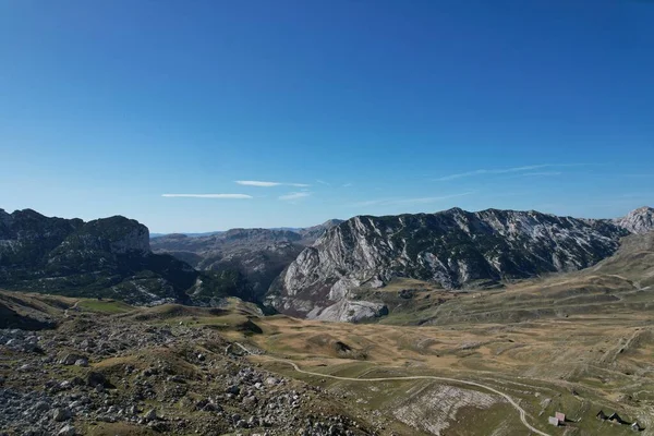 Berglandschaft Durmitor Gebirge Montenegro Schöner Durmitor Nationalpark Mit Malerischem Bergblick — Stockfoto