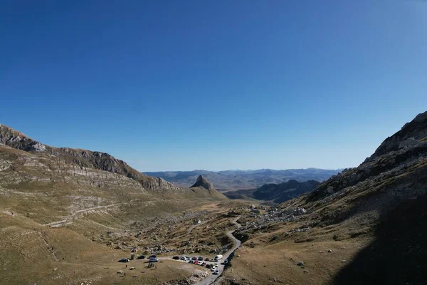 Karadağ Durmitor Dağı Ndaki Dağ Manzarası Güzel Durmitor Ulusal Parkı — Stok fotoğraf