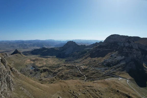 Paesaggio Montano Sulla Montagna Durmitor Montenegro Bellissimo Parco Nazionale Durmitor — Foto Stock