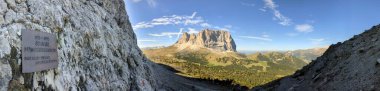 Dolomite Alpleri, Canazei, Piz Boe, Passo Sella, Col Rodella, Sella Grupe, Trentino Alto Adige bölgesi, Sudtirol, Dolomites, İtalya