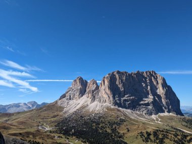 Dolomite Alpleri, Canazei, Piz Boe, Passo Sella, Col Rodella, Sella Grupe, Trentino Alto Adige bölgesi, Sudtirol, Dolomites, İtalya