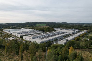 Jihlava, Çek Cumhuriyeti - 12 Eylül 2023: BOSCH dizel Jihlava logosu, ortak demiryolu enjektörleri fabrikası, Pavov fabrikası, Çek Cumhuriyeti, Vysocina ergion, Bohemya, Avrupa