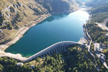 Fedaia Gölü, Lago di Fedaia, Dolomite Dağları, Dolomite Dağları, Marmolada Zirvesi, Piz Boe, Canazei, Dolomitler, İtalya