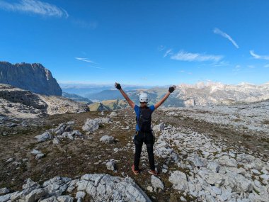 Dolomite Alpleri, Canazei, Piz Boe, Trentino Alto Adige bölgesi, Sudtirol, Dolomites, İtalya