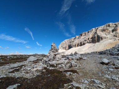 Dolomite Alpleri, Canazei, Piz Boe, Trentino Alto Adige bölgesi, Sudtirol, Dolomites, İtalya