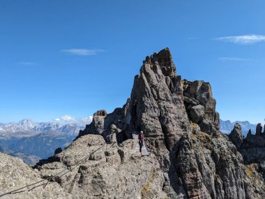 Dolomite Alpleri, Canazei, Piz Boe, Trentino Alto Adige bölgesi, Sudtirol, Dolomites, İtalya