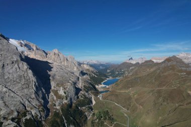Dolomite Alpleri, Canazei, Piz Boe, Trentino Alto Adige bölgesi, Sudtirol, Dolomites, İtalya