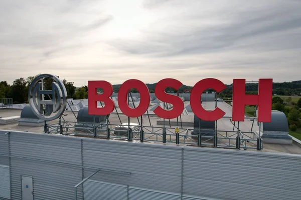 Jihlava República Checa Septiembre 2023 Logo Bosch Diesel Jihlava Production — Foto de Stock
