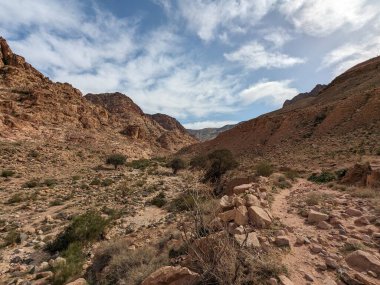 Ürdün Patikası Ramazan boyunca çölde kuzeyden güneye yürüyor. Çölde ve kayalık dağlarda yürüyüş yapmak, Arap dünyalarını deneyimlemek engebeli araziler. Uzun mesafe yürüyüş yolları.