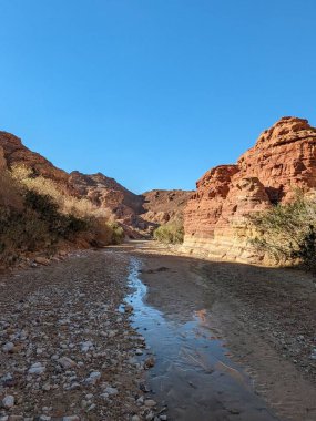 Ürdün Patikası Ramazan boyunca çölde kuzeyden güneye yürüyor. Çölde ve kayalık dağlarda yürüyüş yapmak, Arap dünyalarını deneyimlemek engebeli araziler. Uzun mesafe yürüyüş yolları.