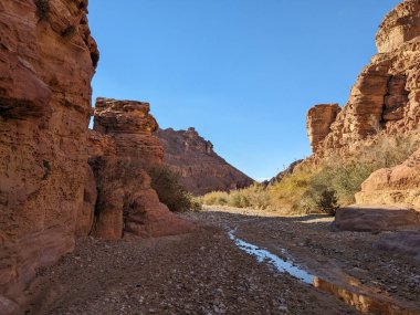 Ürdün Patikası Ramazan boyunca çölde kuzeyden güneye yürüyor. Çölde ve kayalık dağlarda yürüyüş yapmak, Arap dünyalarını deneyimlemek engebeli araziler. Uzun mesafe yürüyüş yolları.
