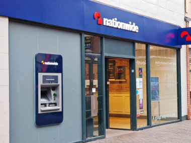 Londra, İngiltere-5 Mart 2025: NATIONWIDE, müşterilere ait bankacılık çözümleri odaklı ipotek, tasarruf hesapları, krediler ve finans hizmetleri sunan bir Birleşik Krallık yapı toplumu..