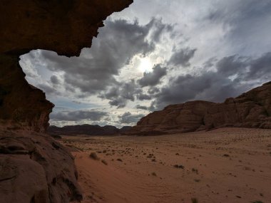 Wadi Rum Desert, Jordan. The red desert and Jabal Al Qattar mountain.Where some famous movies where shot,Star Wars,Lawrence of Arabia.