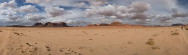 Wadi Rum Desert, Jordan. The red desert and Jabal Al Qattar mountain.Where some famous movies where shot,Star Wars,Lawrence of Arabia.