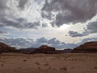 Wadi Rum Desert, Jordan. The red desert and Jabal Al Qattar mountain.Where some famous movies where shot,Star Wars,Lawrence of Arabia.