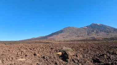 Tenerife Dağları, Kanarya Adaları, İspanya 'nın Kanarya Adaları' ndaki volkanik adaların manzaralı kayalarında çıkan orman yangınlarını gösteren bir yürüyüş sırasında çekilmiş manzara..