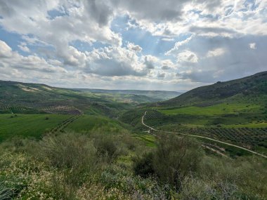 Wadi Zahar, Ürdün 'ün Irbid bölgesinde yer alan bir vadidir. Umm Qais 'den Ürdün yolunda yürümek, dağ manzarası
