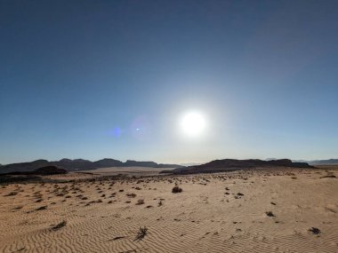 Wadi Rum Desert, Jordan. The red desert and Jabal Al Qattar mountain.Where some famous movies where shot,Star Wars,Lawrence of Arabia.